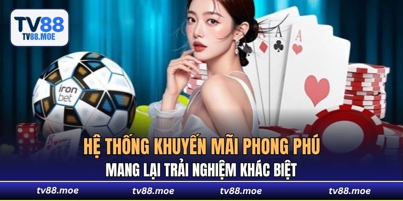 Hệ thống khuyến mãi phong phú mang lại trải nghiệm khác biệt