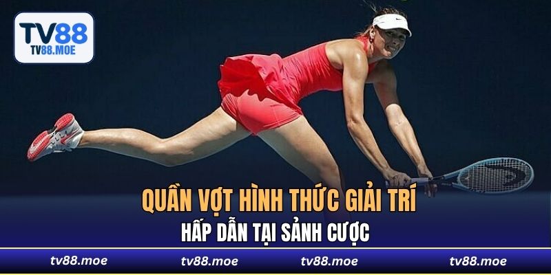 Quần vợt hình thức giải trí hấp dẫn tại sảnh cược